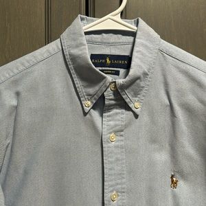 Ralph Lauren, Custom Fit Medium, Long Sleeve Button Down